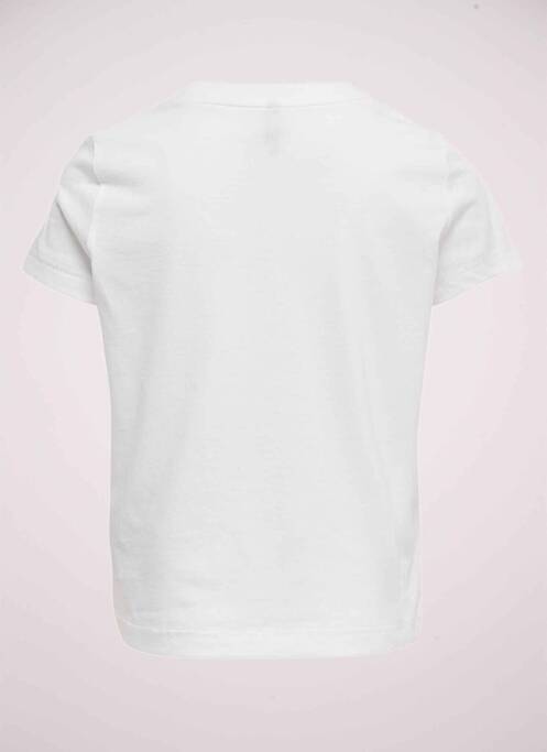 T-shirt blanc ONLY pour fille