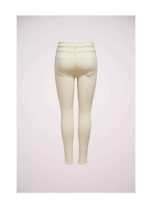 Jeans skinny beige ONLY pour femme