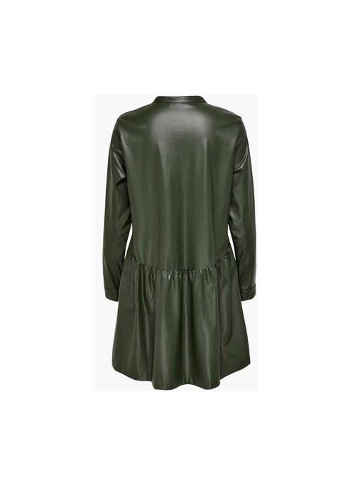 Robe mi-longue vert ONLY pour femme