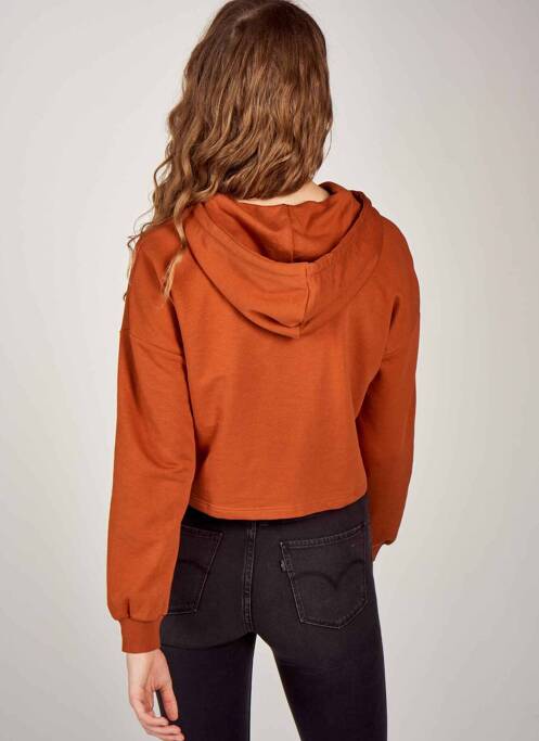 Sweat-shirt à capuche marron ONLY pour femme