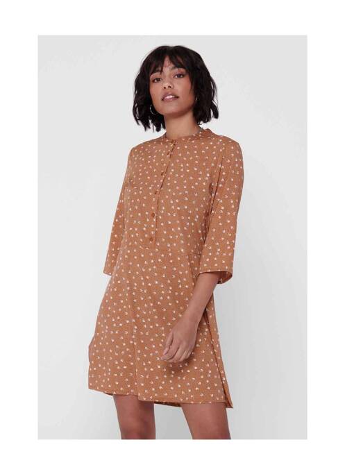 Robe mi-longue rose JACQUELINE DE YONG pour femme