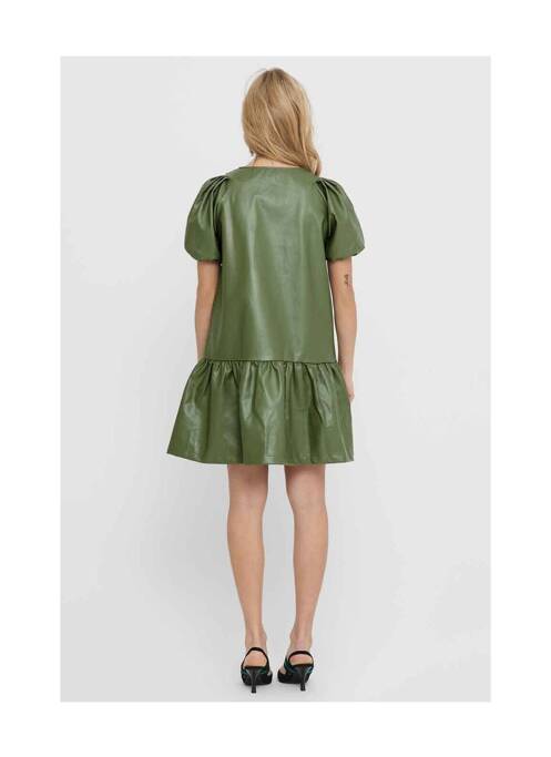 Robe mi-longue vert ONLY pour femme