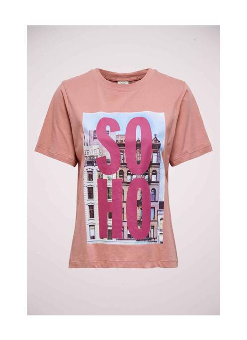 T-shirt rose JACQUELINE DE YONG pour femme