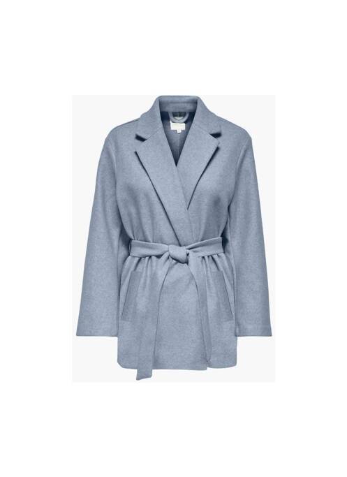 Manteau court bleu ONLY pour femme