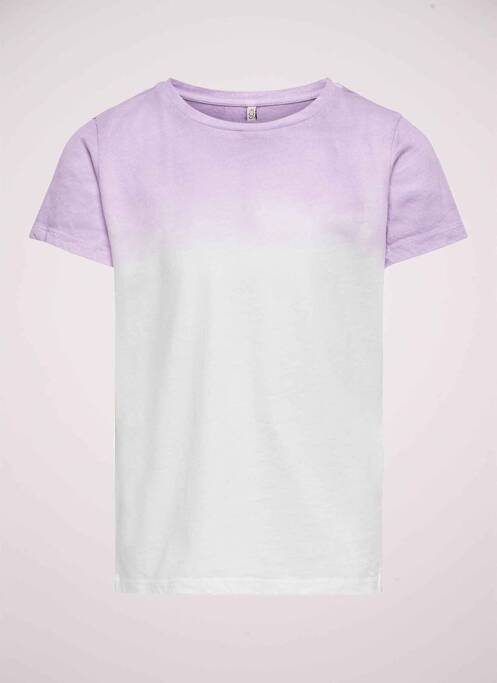 T-shirt violet ONLY pour fille