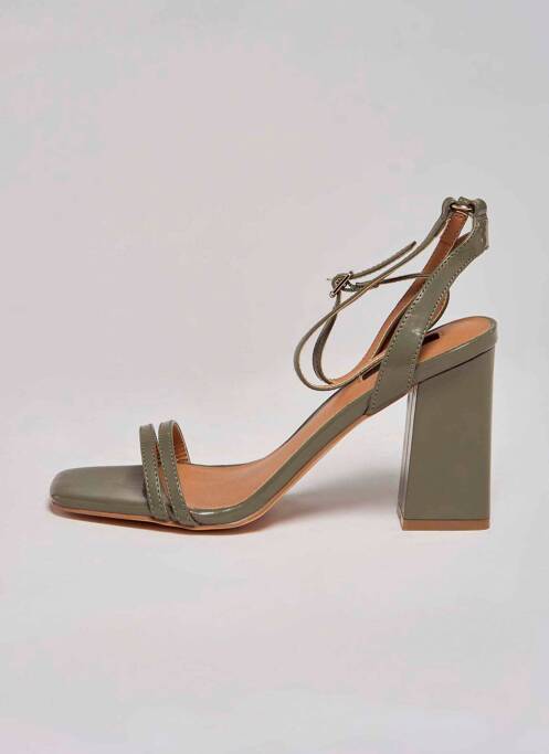 Sandales/Nu pieds vert ONLY pour femme