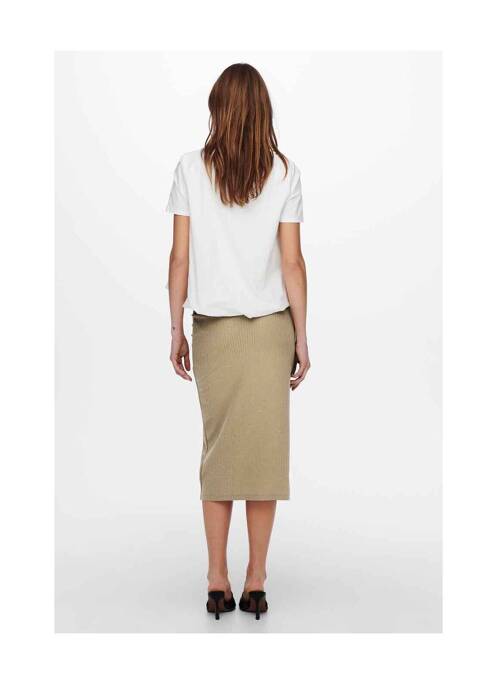 Jupe longue marron ONLY femme