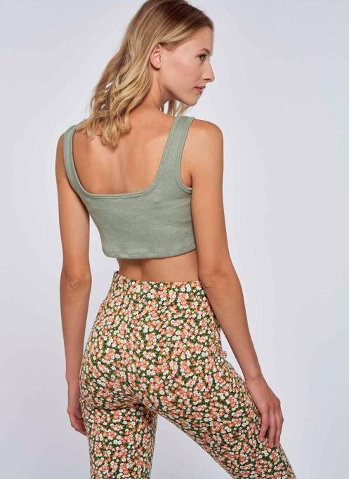 Crop top vert ONLY pour femme