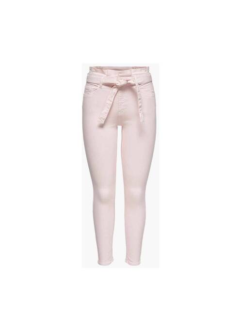 Jeans coupe slim rose ONLY pour femme