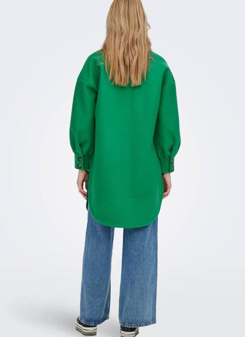 Manteau court vert ONLY pour femme
