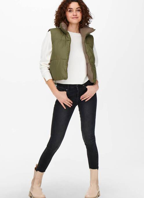 Doudoune vert ONLY femme