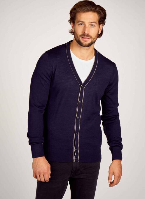 Gilet manches longues bleu STATE OF ART pour homme