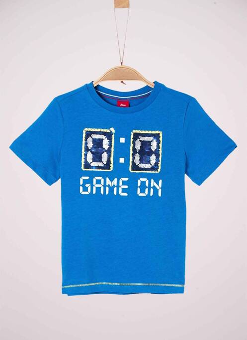 T-shirt bleu S.OLIVER pour garçon