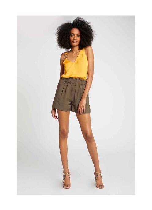 Débardeur jaune MORGAN femme