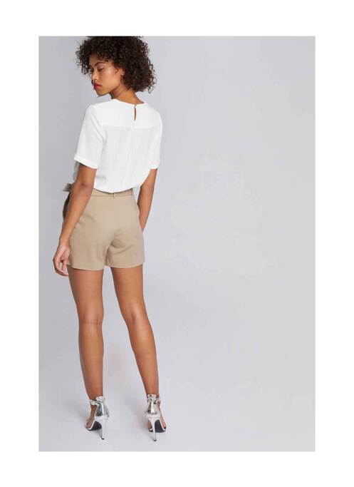 Combishort beige MORGAN pour femme
