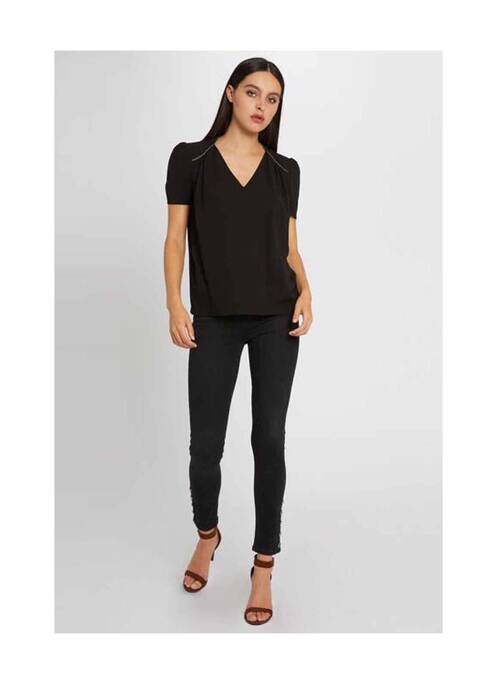 Top noir MORGAN pour femme