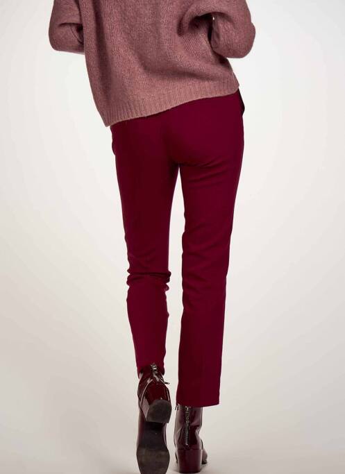 Pantalon 7/8 rouge MORGAN pour femme