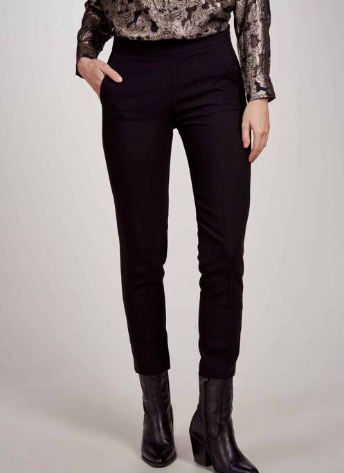 Pantalon chino noir MORGAN pour femme