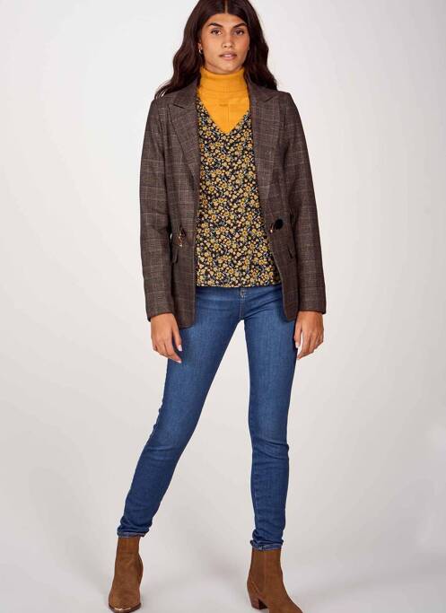 Blazer marron MORGAN pour femme