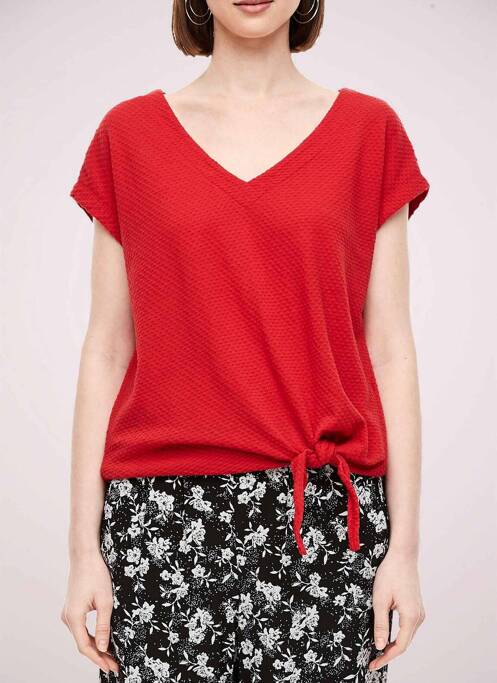 T-shirt rouge S.OLIVER pour femme