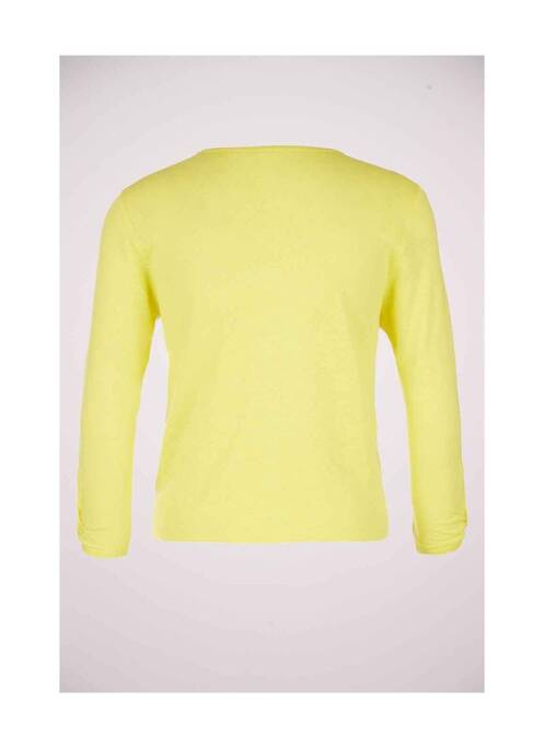 Gilet manches longues jaune S.OLIVER femme