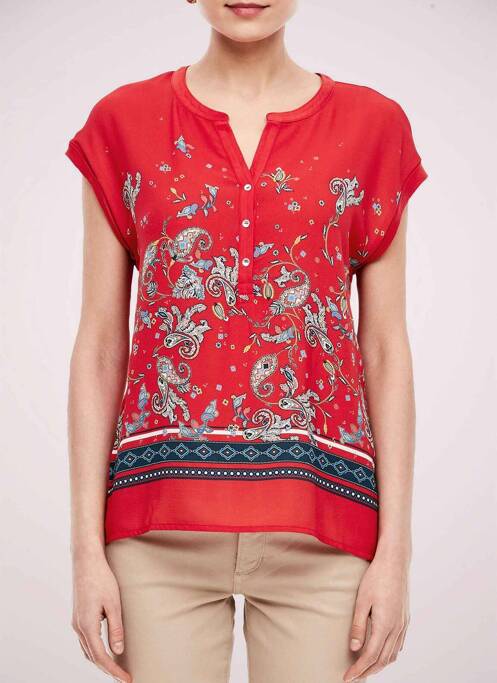 T-shirt rouge S.OLIVER pour femme