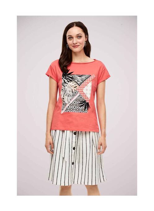 T-shirt rose S.OLIVER pour femme