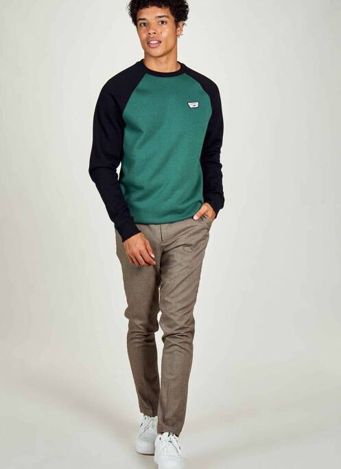 Pantalon chino marron CASUAL FRIDAY pour homme