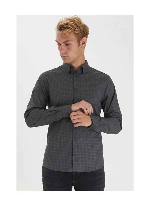 Chemise manches longues gris CASUAL FRIDAY pour homme