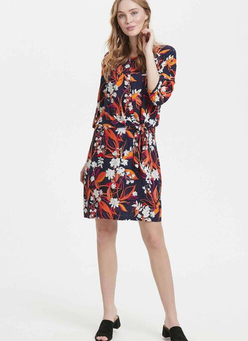 Robe mi-longue bleu FRANSA pour femme