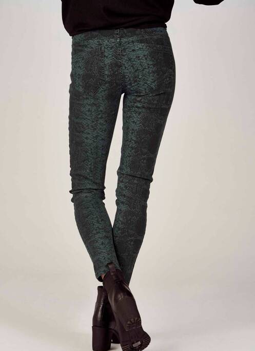 Jeans skinny vert FRANSA pour femme