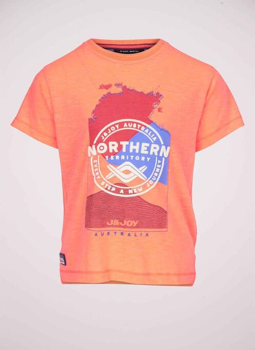 T-shirt orange JN-JOY pour garçon