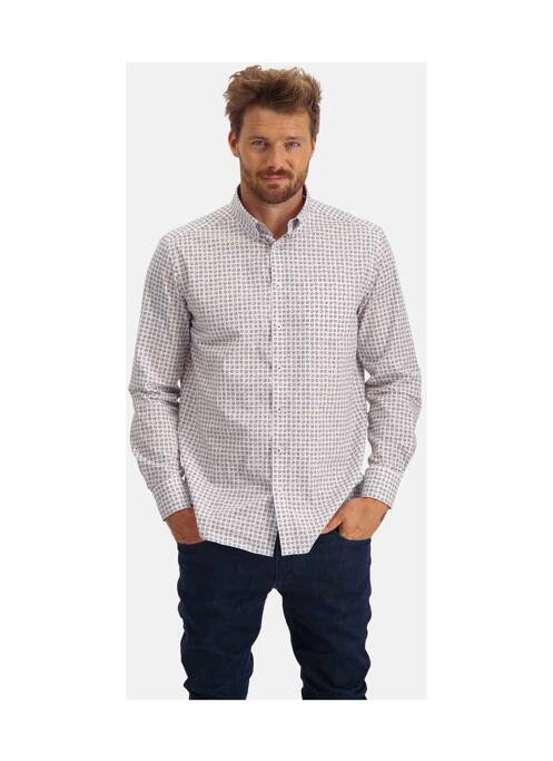 Chemise manches longues blanc STATE OF ART pour homme