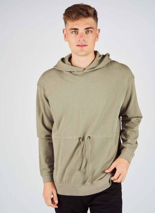 Sweat-shirt beige ONLY&SONS pour homme