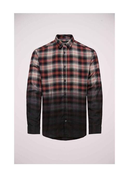 Chemise manches longues marron ONLY&SONS pour homme