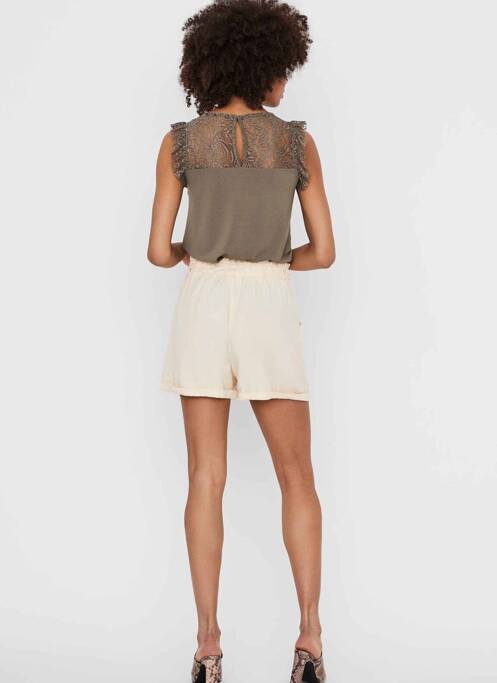 Short beige NOISY MAY femme