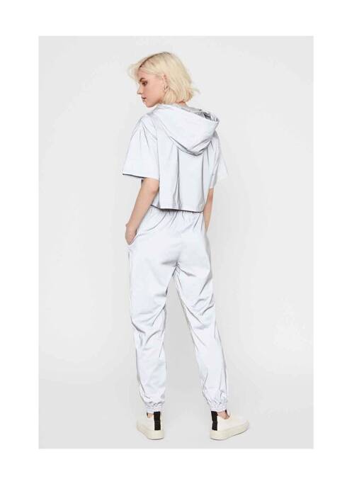 Jogging argent NOISY MAY pour femme