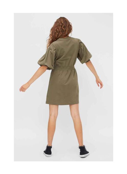 Robe mi-longue vert NOISY MAY pour femme