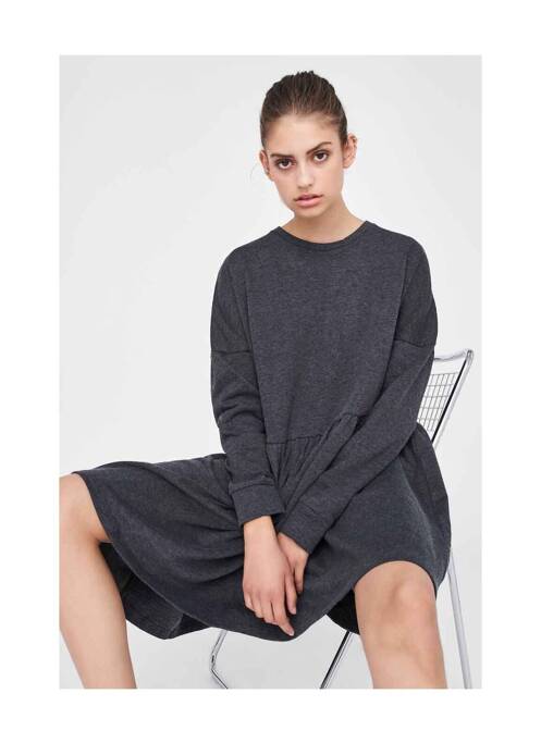 Robe mi-longue noir NOISY MAY pour femme