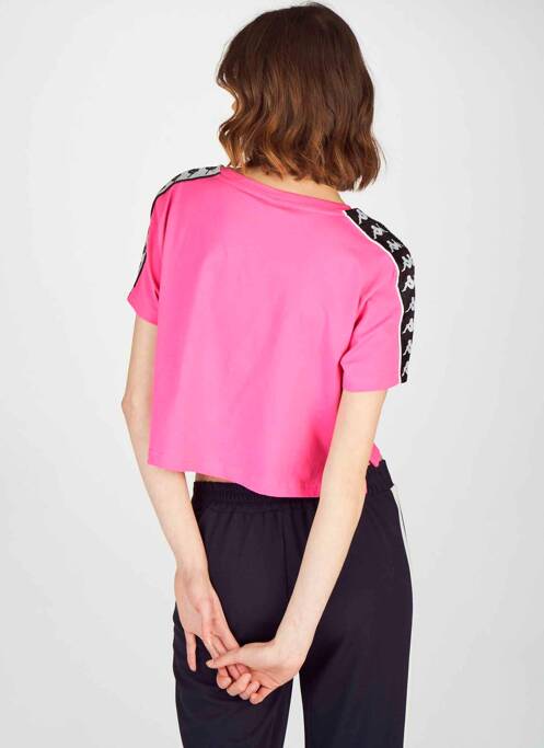 T-shirt rose KAPPA pour femme