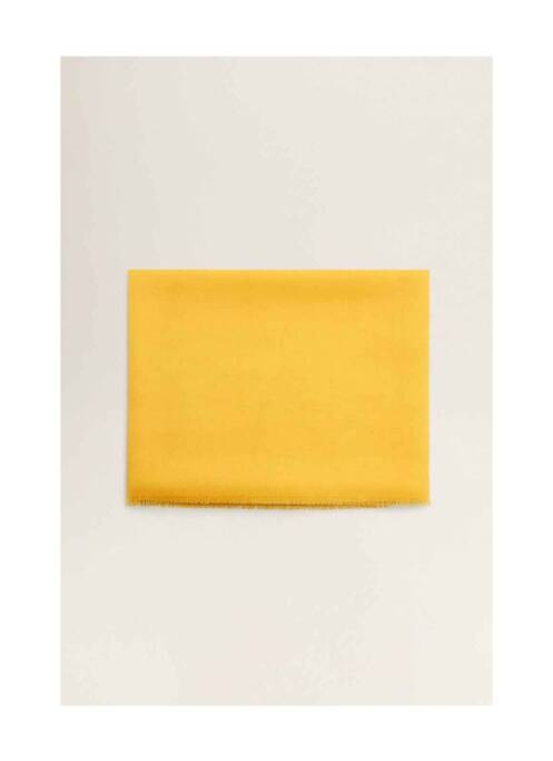 Foulard jaune MANGO pour femme
