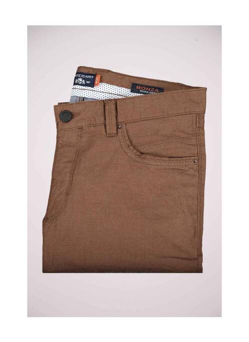 Pantalon slim marron STATE OF ART pour homme