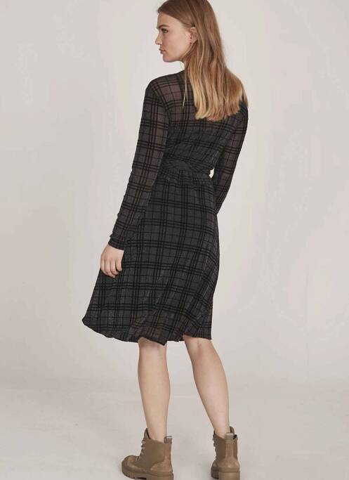 Robe mi-longue noir NÜ pour femme