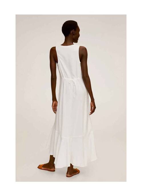 Robe longue blanc MANGO pour femme
