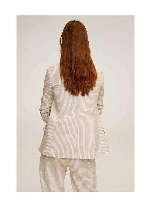 Blazer beige MANGO pour femme