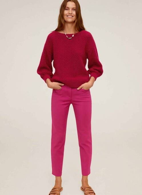 Pantalon chino rose MANGO pour femme