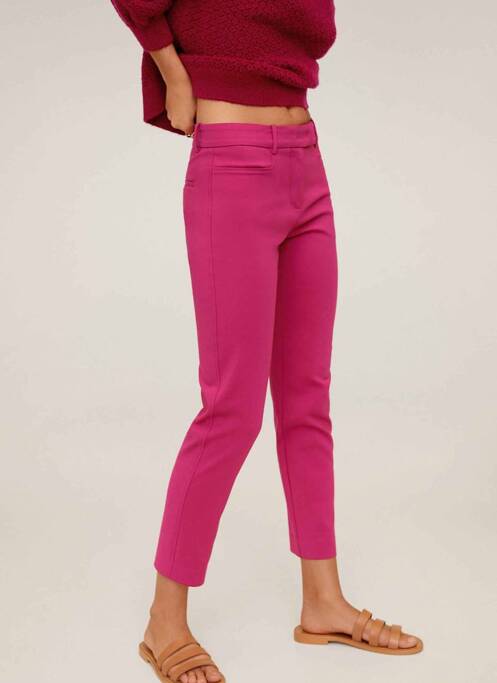Pantalon chino rose MANGO pour femme