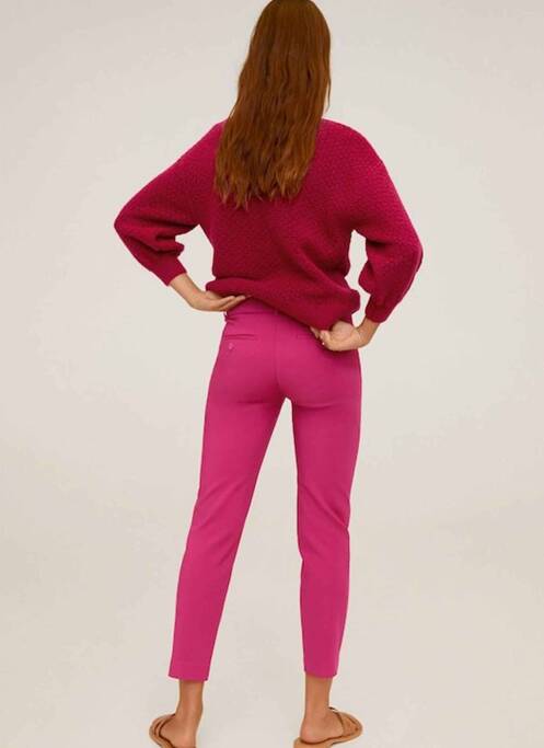 Pantalon chino rose MANGO pour femme