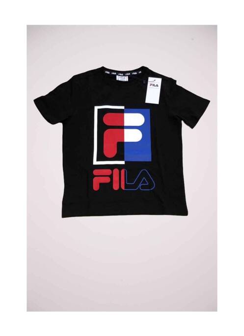 T-shirt noir FILA pour garçon