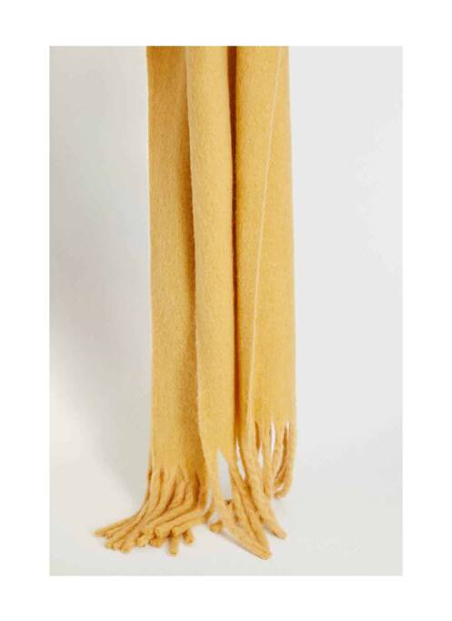 Echarpe jaune MANGO pour femme